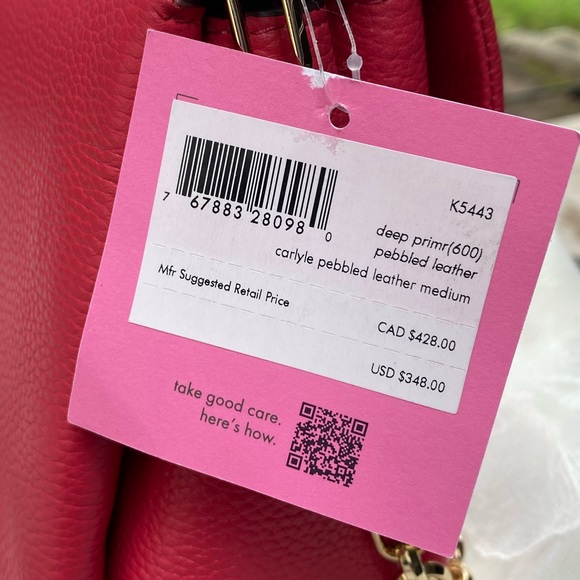 ⚡️NWT⚡️Kate Spade New York Carlyle Leather Chain Shoulder Bag - Picture 5 of 14